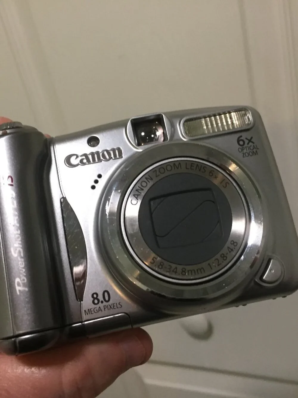 Canon Digital Camera PowerShot A720 IS 8.0MP Silver TESTED/WORKING